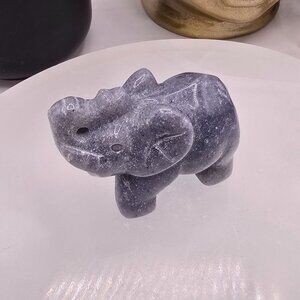 Blue Quartz Elephant Sculpture – Calm, Clarity & Gentle Wisdom